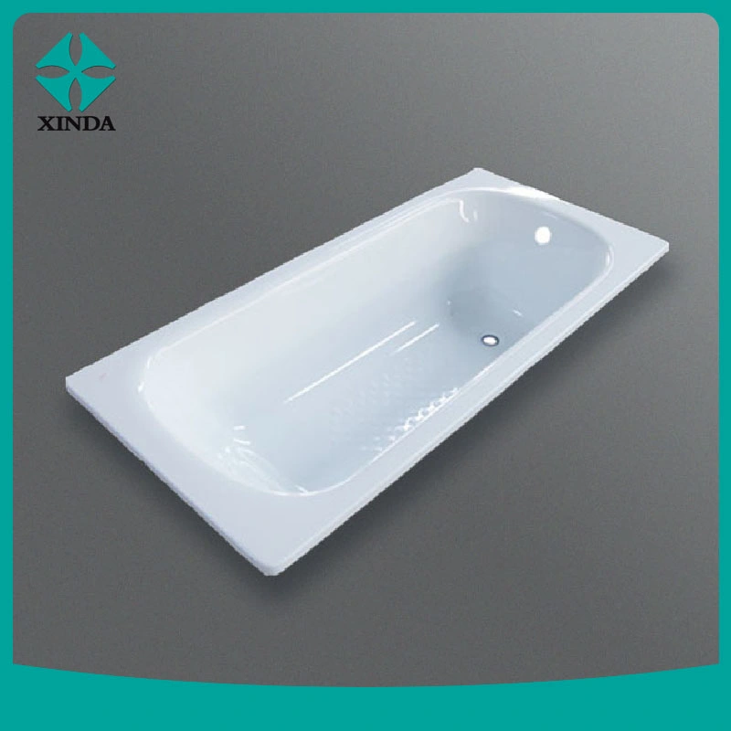 New Arrival Enamel Steel Bath Tub Howering and Soakding Bathtub