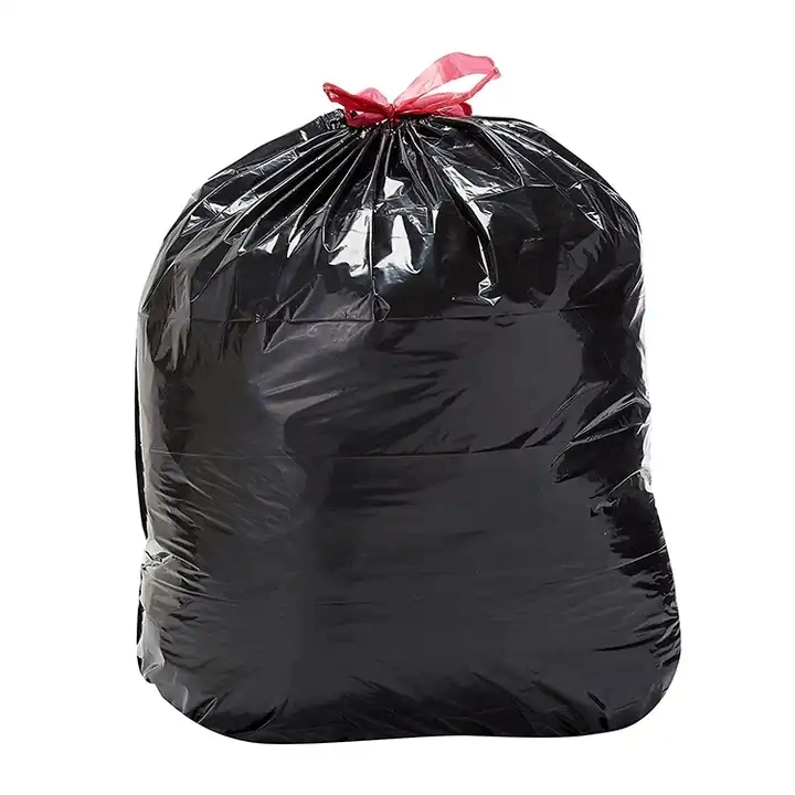 Rolo de negro de HDPE lixo o saco de plástico em rolos
