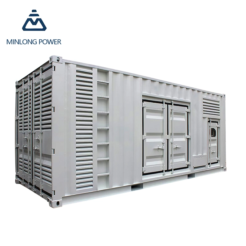 Minlong Factory Price Industria 1 MW 2MW 3MW 5 MW Offener Dieselmotor Silent Container Generator Preisliste Dieselgenerator