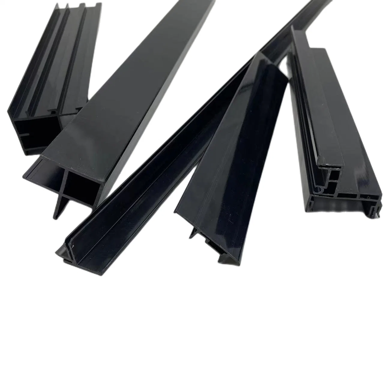 Custom U Shaped PVC/ABS/PC Polycarbonate Plastic Extrusions Extruded Profiles for Building