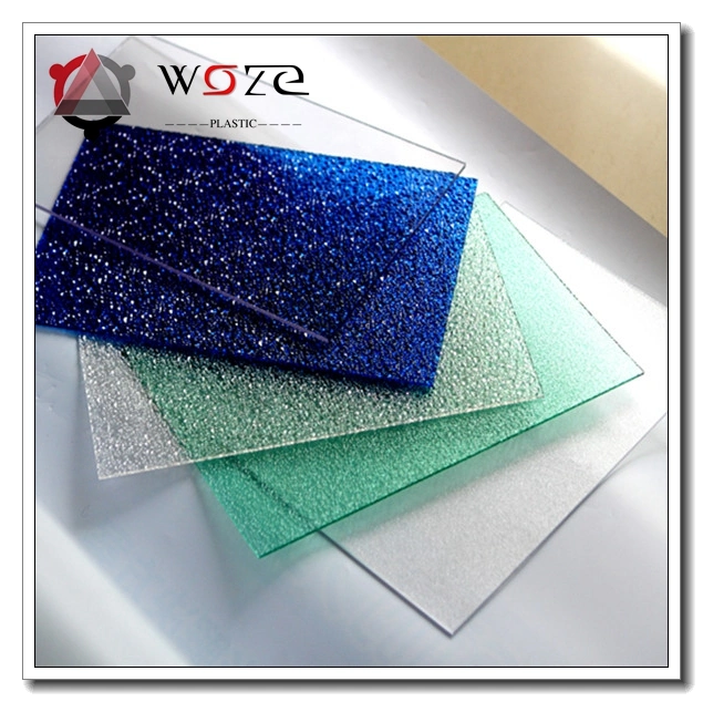 Customized Heat Resistant Polycarbonate Embossed Sheet for Window Decoration Materials