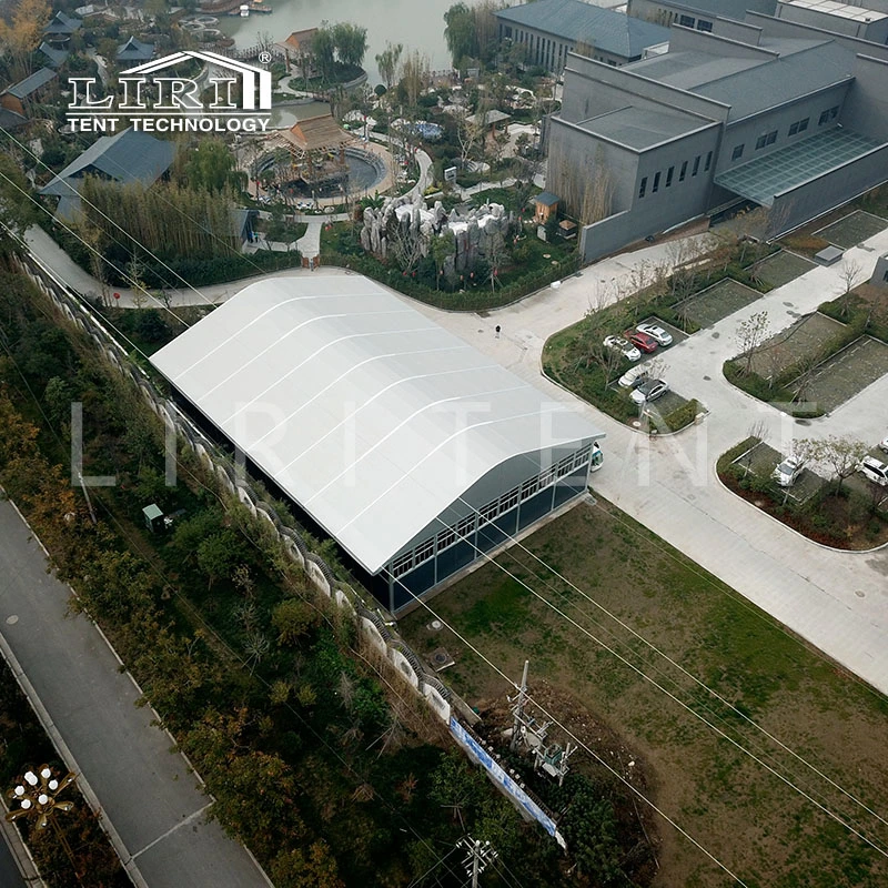 El 50 por 150 pies de dos pisos, Double Decker carpa para eventos al aire libre