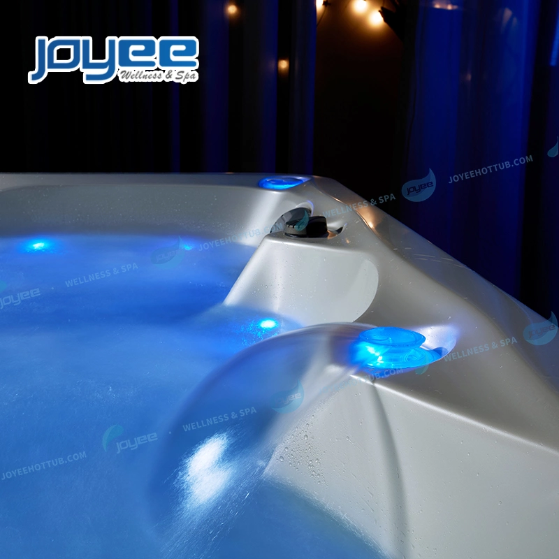 Joyee 5 pessoas Balboa Luxo Acríllic Spa de Massagem Whirlpool ao ar livre Ofurô