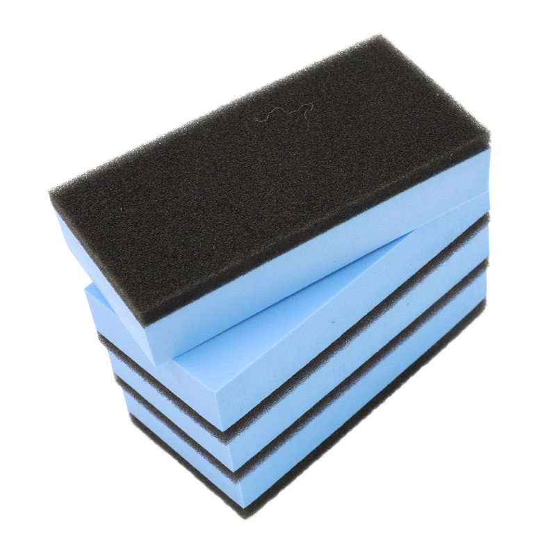 Car Detail Glass Oil Film Hand Polishing Sponge Block Woolen Felt