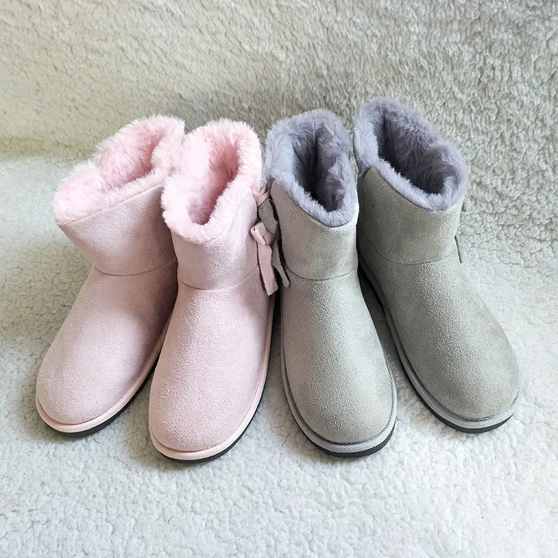 2023 Invierno Nueva cashmere suave engrosado suela cien Frio de la Mujer Botas de moda cálida