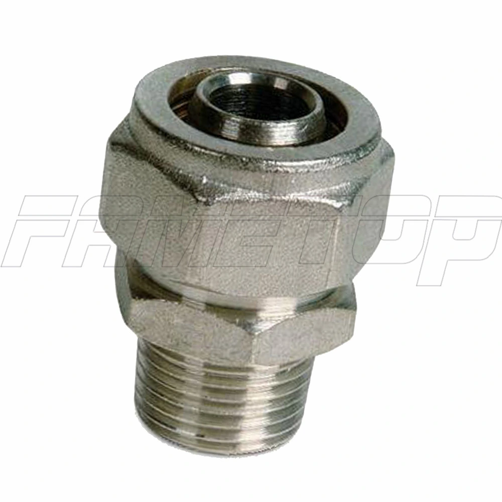 Brass Compression Fitting for Pex-Al-Pex Multilayer/Composite Pipe (PAP) for European Market