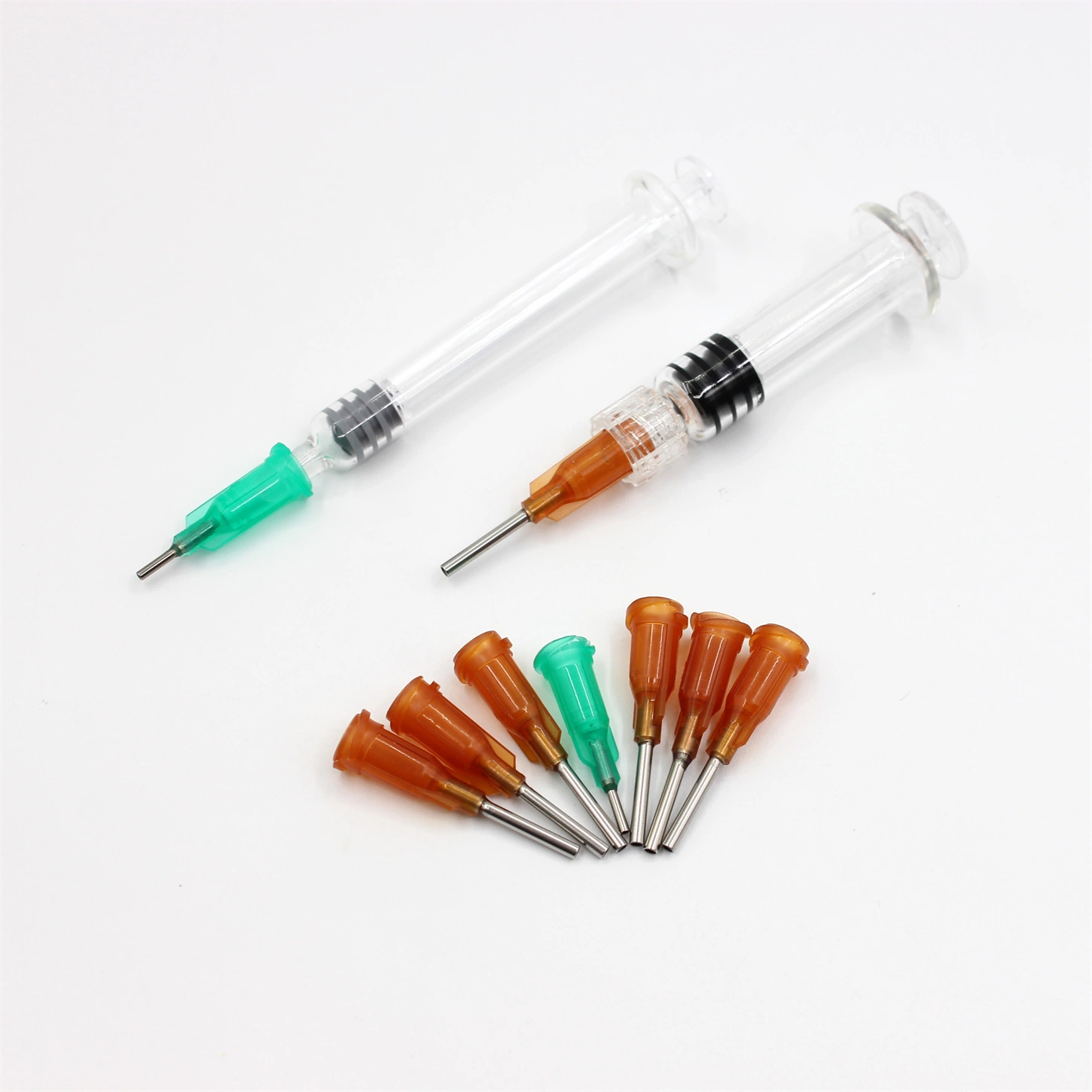 Medical Disposable Printing Luer Lock/Luer Slip/Needle Plastic/Metal Rod Glass Oil Prefilled Syringe with CE/ISO