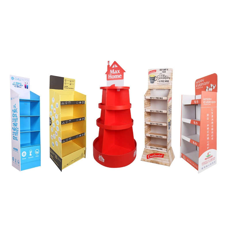 Double-Sided Flooring Metal Shops Shoes Display Stands Footwear Tower Display Rack