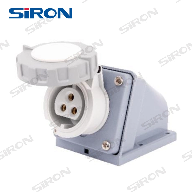 Siron H611 Industrial Waterproof Plug and Socket IP67 16A 32A Panel Mounted