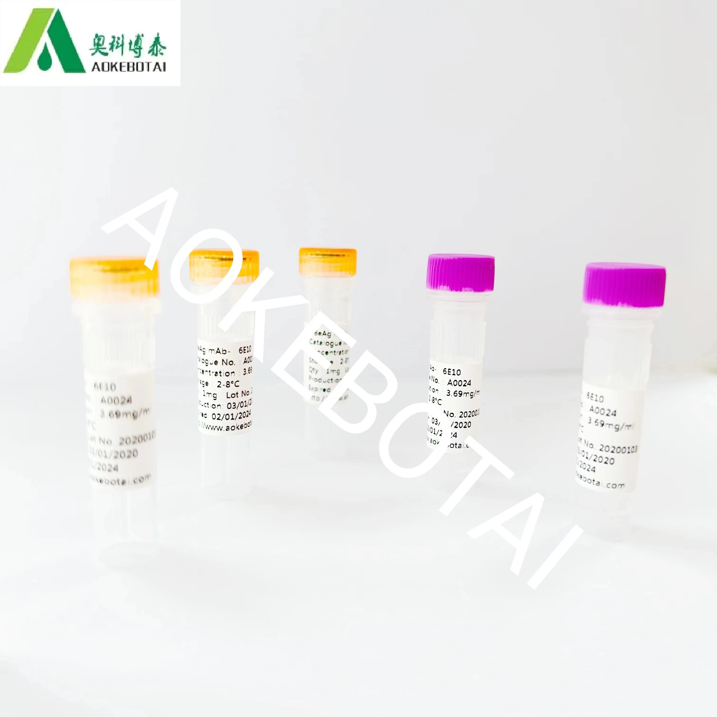 التشخيص أفضل مجموعات ثنائية HBeAg MAB Antigen Antibody Free Sample