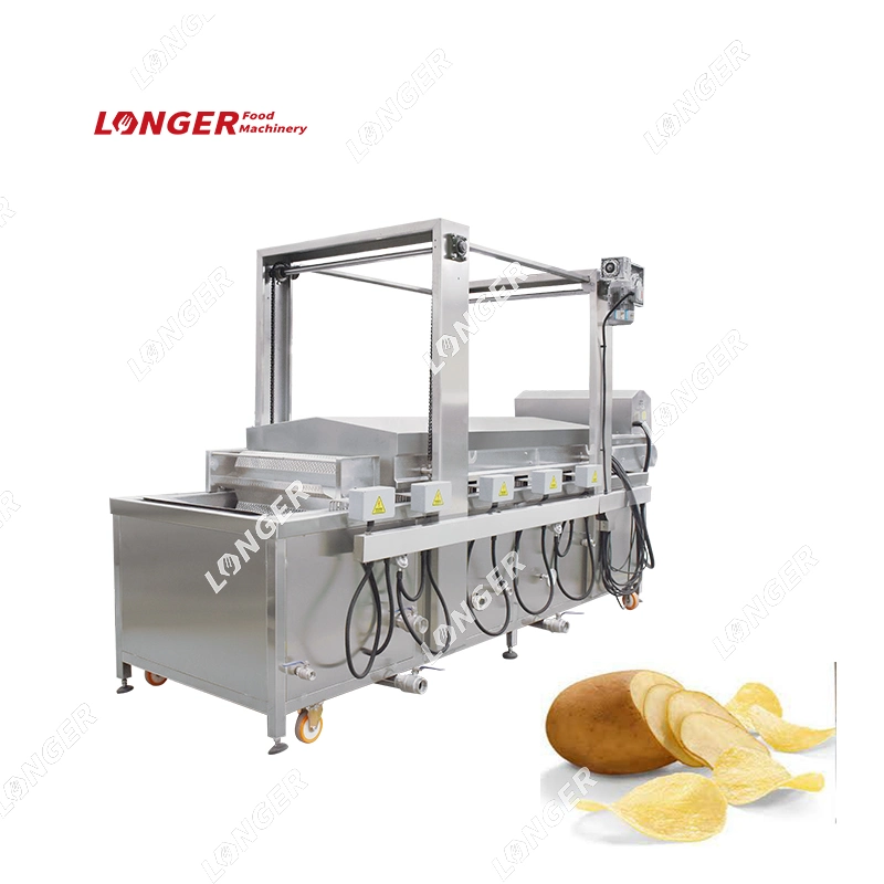 Automatic Crispy Potato Chips Making Machine Pringle Production Line Snack Food Making Machine