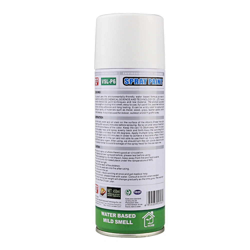 Odourless Aerosol Spray Heat Resistance Water-Based Paint