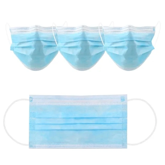 Bfe 99% Nonwoven 3 Ply Disposable Face Mask Medical Surgical Mask Level 3