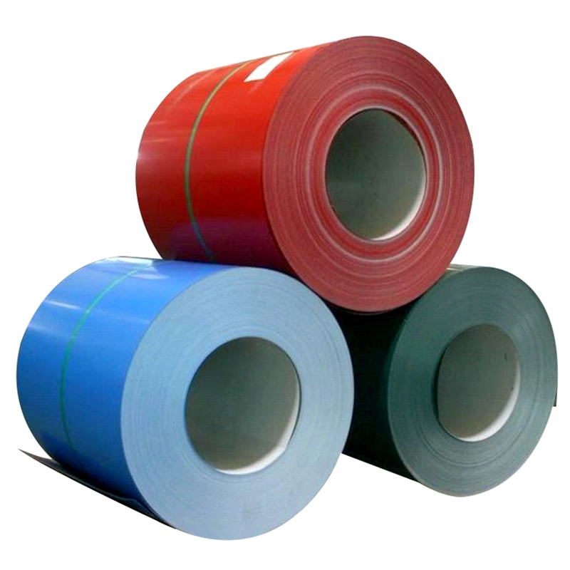 PPGI Coils, Color Coated Steel Coil, Prepainted Galvanized Steel Coil Metal Roofing Sheets Building Materials
