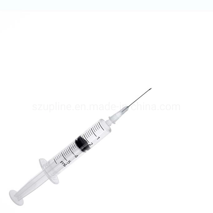 Frasco de solução descartável estéril para medicina, Syinge, 1 ml, Lure Lock