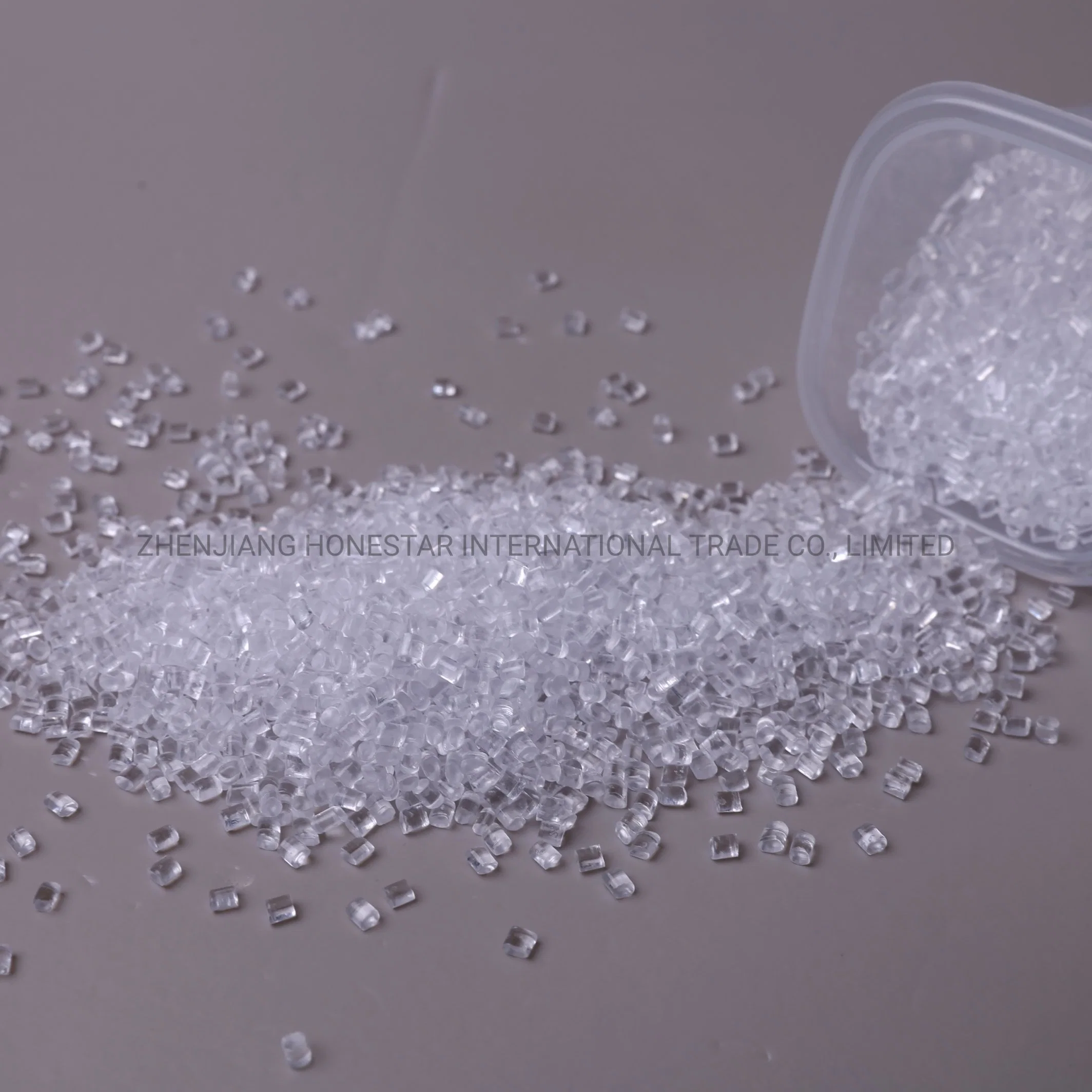 Injection Molding Grade Plastic Raw Material with High Transparency, Heat Resistance and Chemical Resistance for Refrigerator Sleeves San 80hf San Pellets