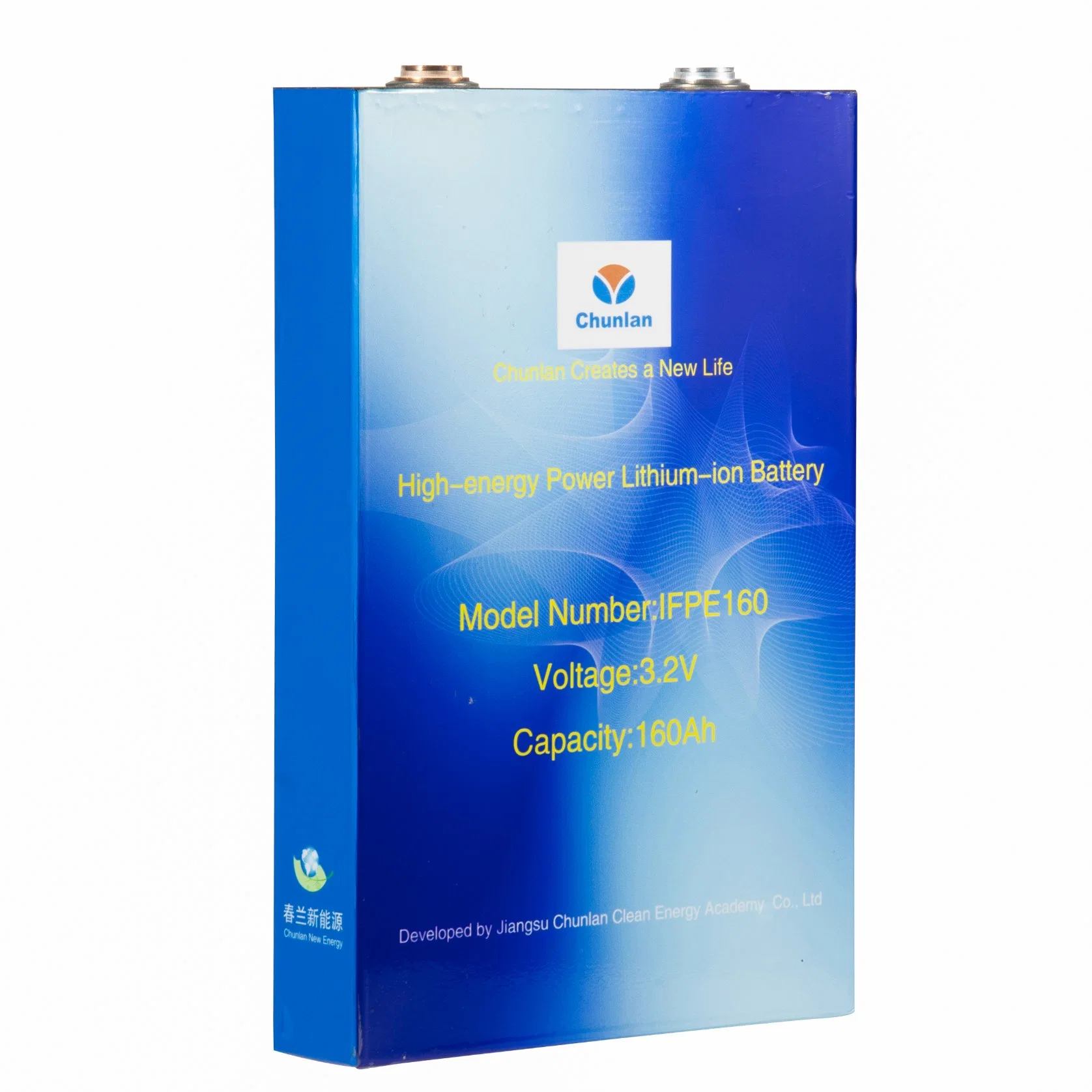 3.2V 160ah Li-ion Lithium Rechargeable Battery LiFePO4 Cell for Electric Car Bus EV