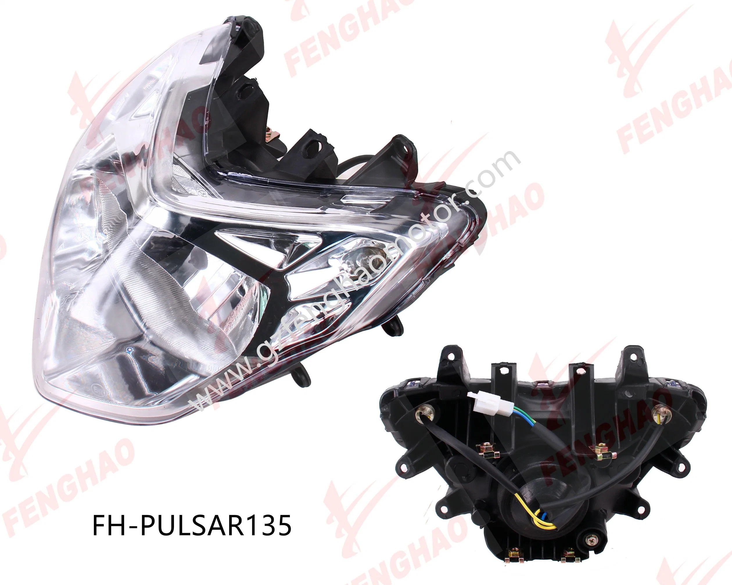 Top Popular Motorcycle Spare Part Headlight Headlamp Bajaj180/Pulsar135/Pulsar200ns