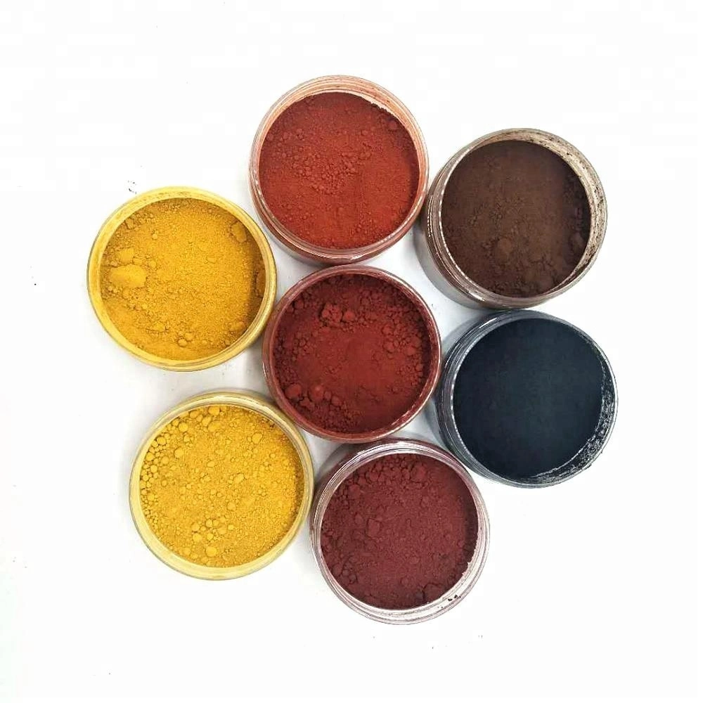 Iron Oxide Pigment Fe2o3/Black Red Blue Yellow Color/Construction Grade