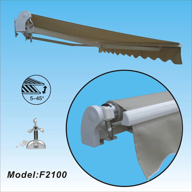 Popular Portable Motorized Polyester Retractable Awning B2100