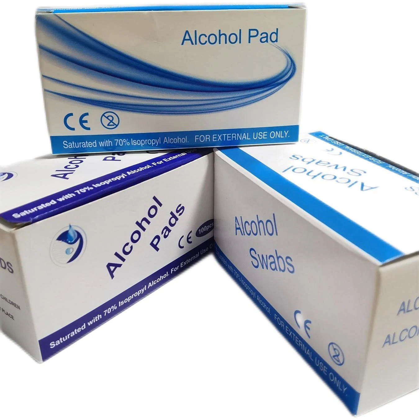 Disposable Non-Woven Alcohol Swabs Alcohol Pads