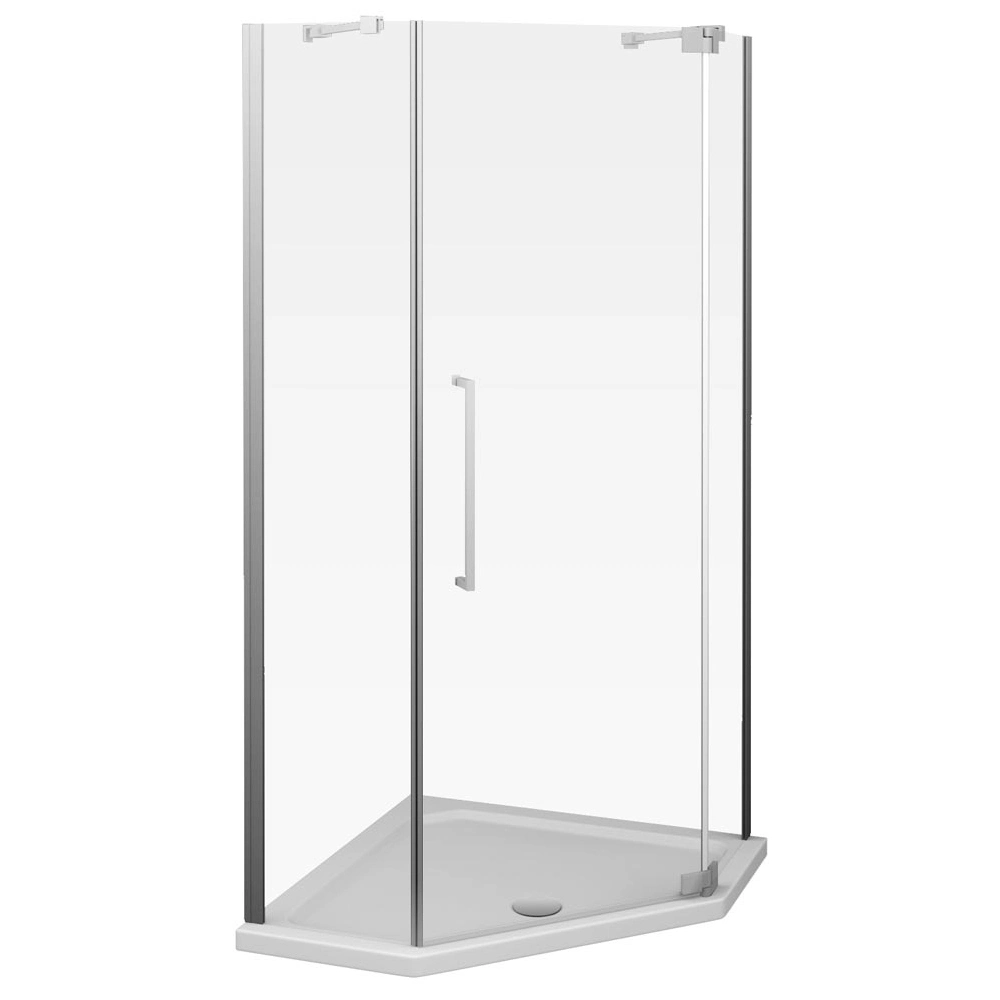 Hinge Diamond Shaped Shower Enclosure Shower Cabin Bathroom