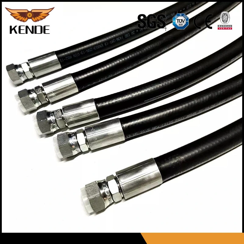 An6 Synthetic Rubber Hose 5 Meters and 10 Aluminum Hose Ends Connector Suit Assembly Transmission Hydraulic Hose