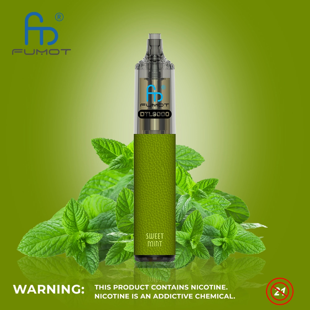 Randm Dtl 9000 Rechargeable Disposable Nicotine Salt 5% Light-Weighted Pctg Pod with 18ml Visible E-Liquid