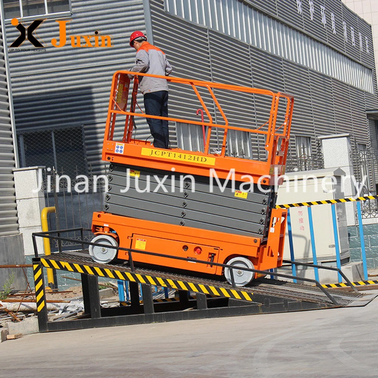 Mobile Hydraulic Lift Double Scissor Table Electric Scissor Lift Service Platform