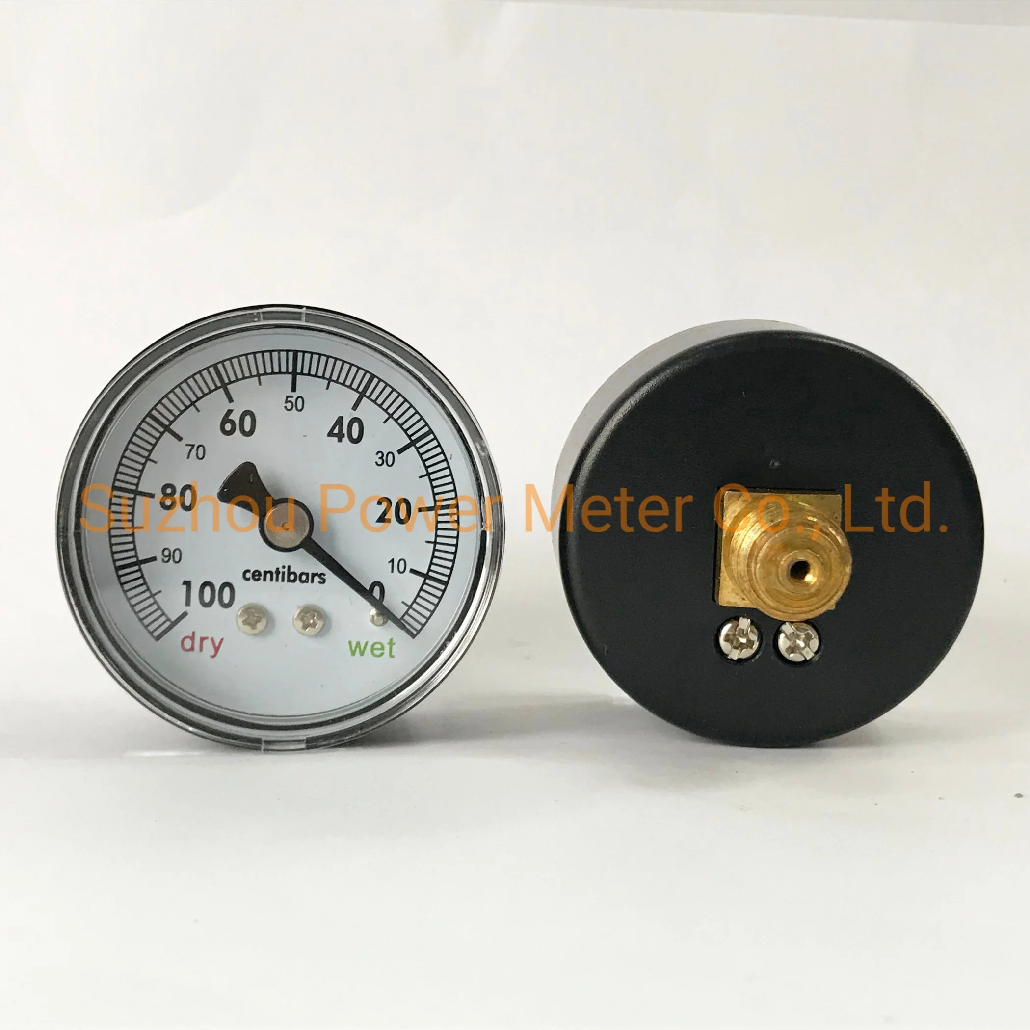 50mm Plastic General -100 Centibars Vacuum Gauge