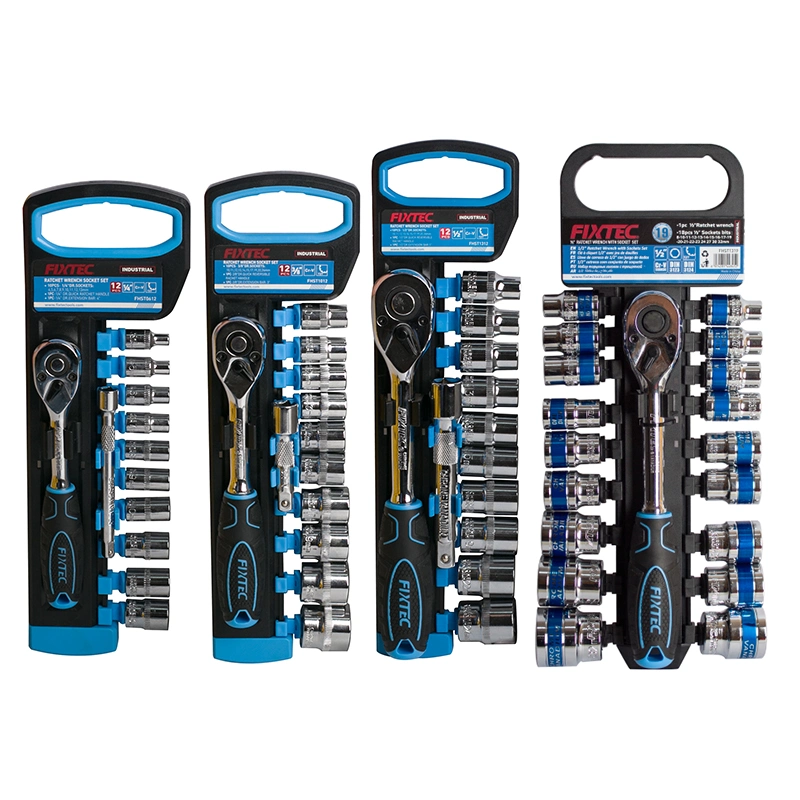 Fixtec Best Selling 12PCS Mechanical Tools Set Small Ratchet Tool Set for Sale