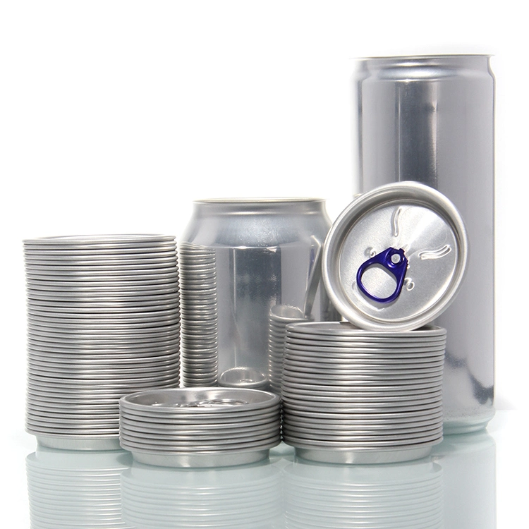 206# Tin Eoe Aluminium Easy Open Lids Ends for Coffee