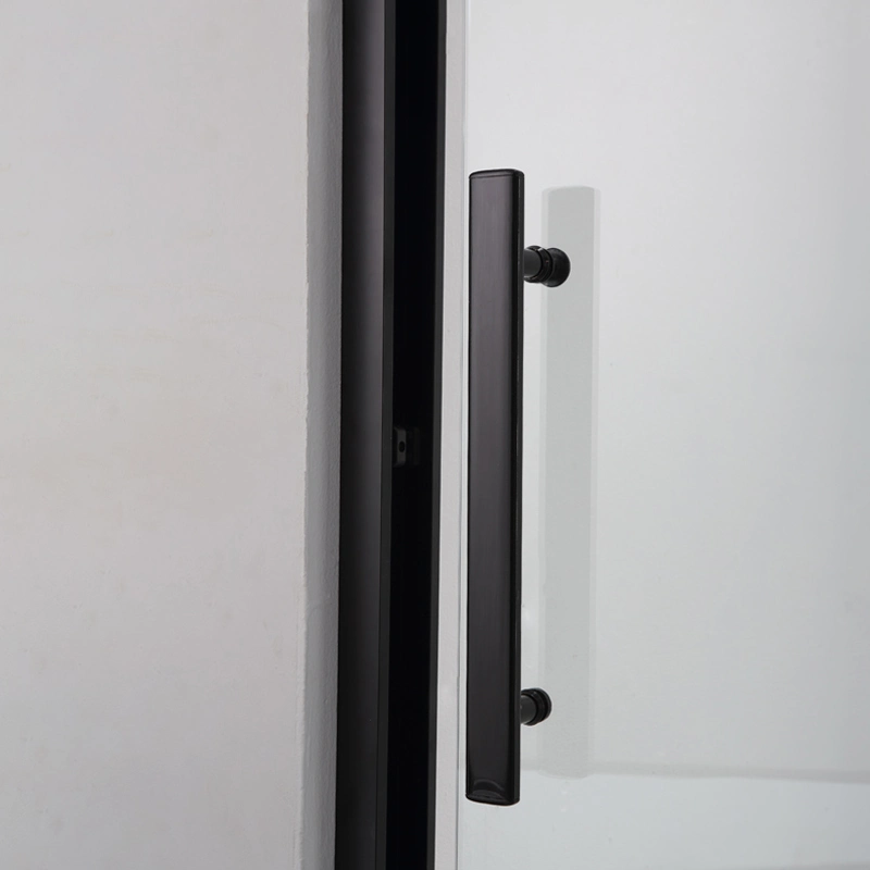 Black Aluminium Square Glass Shower Room Shower Enclosure