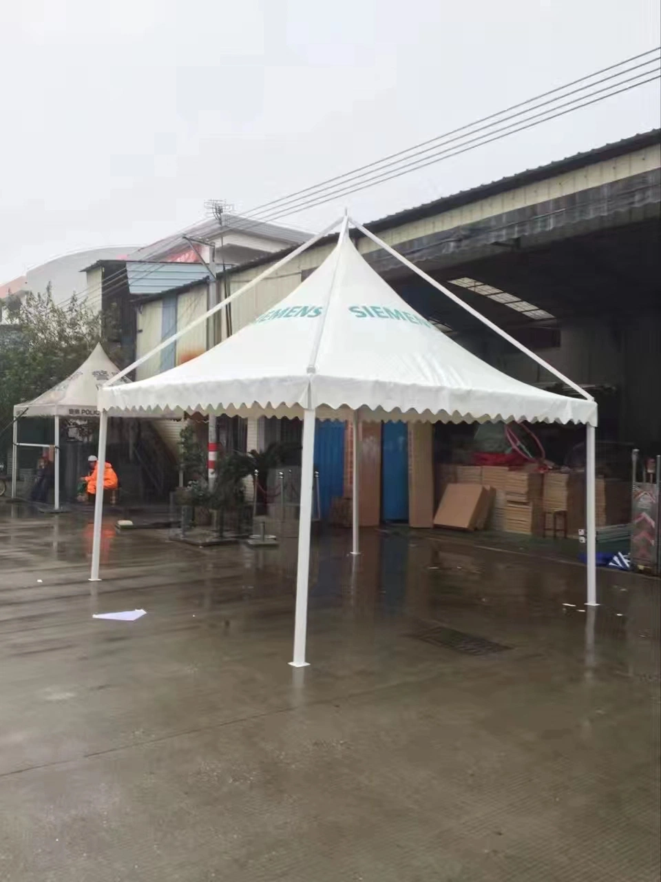 Fábrica al por mayor Blanco PVC 5X5 Pagoda al aire libre Jardín de la Carpa Canopy Grandes tiendas de campaña para eventos