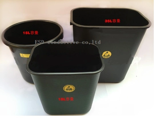 Cleanroom Waste Bin Antistatic Barrel ESD Trash Bin