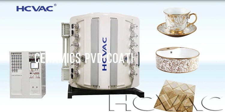 Hcvac Ceramic Nueva máquina de revestimiento de metal PVD/vacío de iones de arco cerámico Sistema de chapado