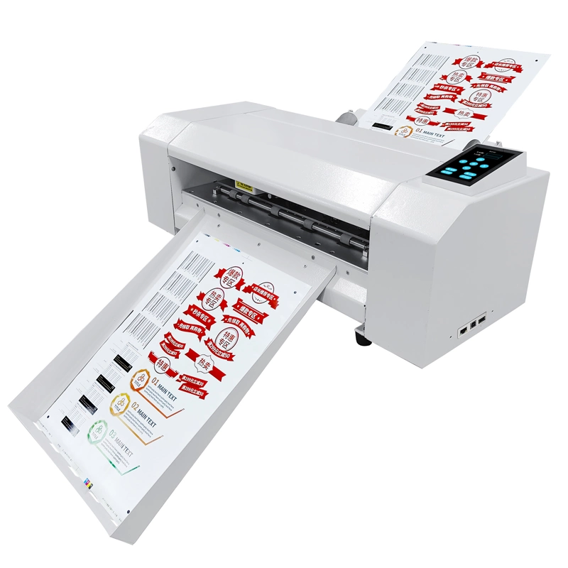 Sticker Sheet Label Cutter Digital A3 Die Cutting Machine Auto Feeding Contour Cutter Vinyl Cutting Plotter