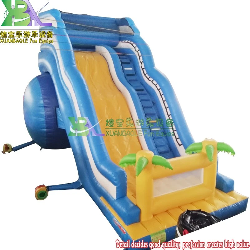 Newest Inflatable Jump Shock Wave Slide/ Shockwave Inflatable Interactive Game Dry Slide for Adult