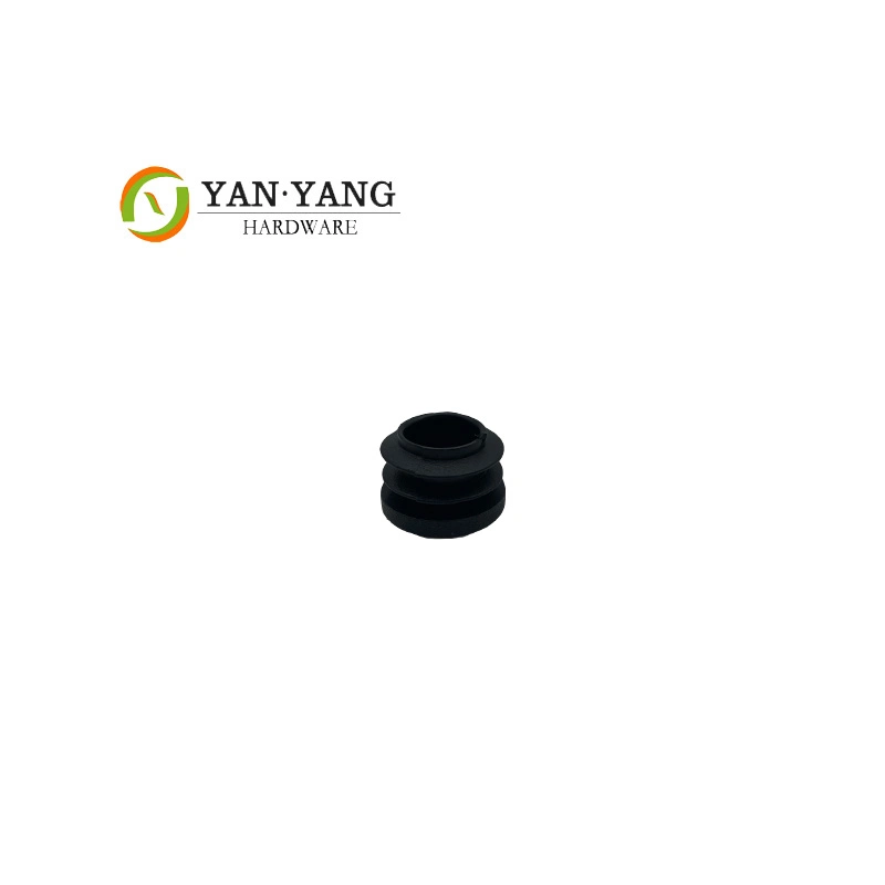 Durable Black Round Plastic Furniture Feet Pad for Cabinet