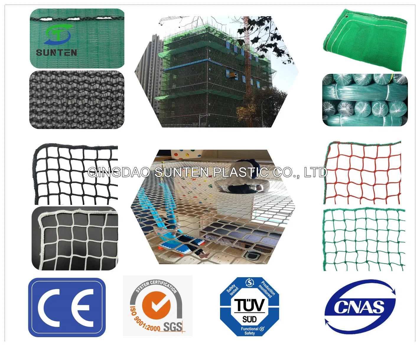EU Standard Heavy Duty Green HDPE/PE/Pet/Nylon/Plastic Debris/Olive/Hail/Building Construction/Scaffold/Scaffolding/Sun Shade/Safety Net