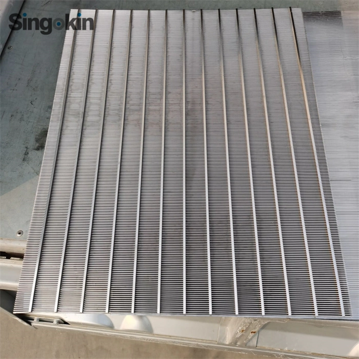 0.5mm Slot 304stainless Steel Sieve Wedge Wire Screen for Starch Product Line