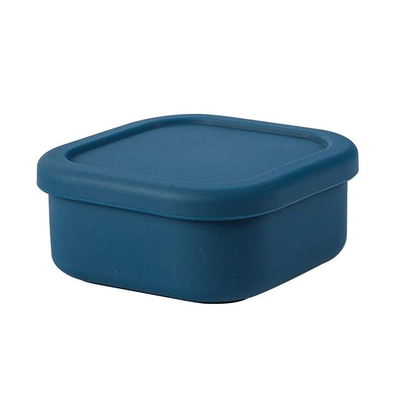 Durable Microwave Safe Square Silicone Lunch Box