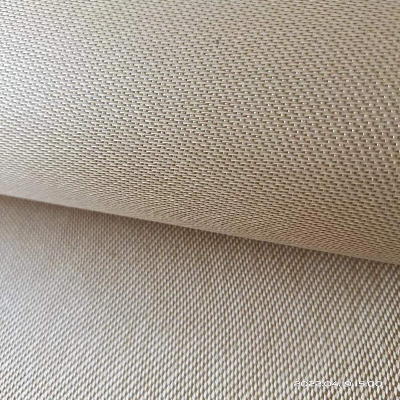 0.45mm 660g 8h Satin Woven 316L Stainless Steel Wire Reinforced Vermiculite Coating Fiberglass Fabric Cloth for Direct Flame Resistance