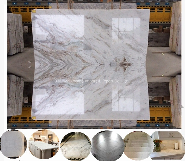 Naturstein-Platte / Fliesen Marmor für Weiß / Braun / Grau / Beige / Gelb Arbeitsplatte / Boden / Wand / Eitelkeit Gebäude Material Lieferant