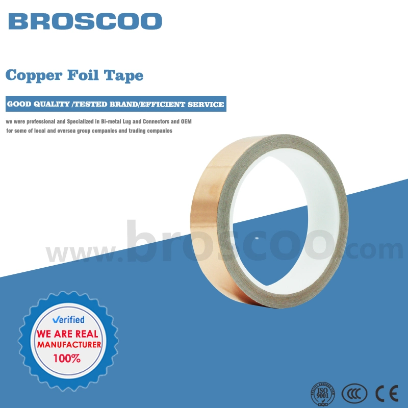 Copper Foil Tape (1/4inch X 30yards) with Conductive Adhesive for EMI Shielding, Stained Glass, Paper Circuits, Electrical Rep