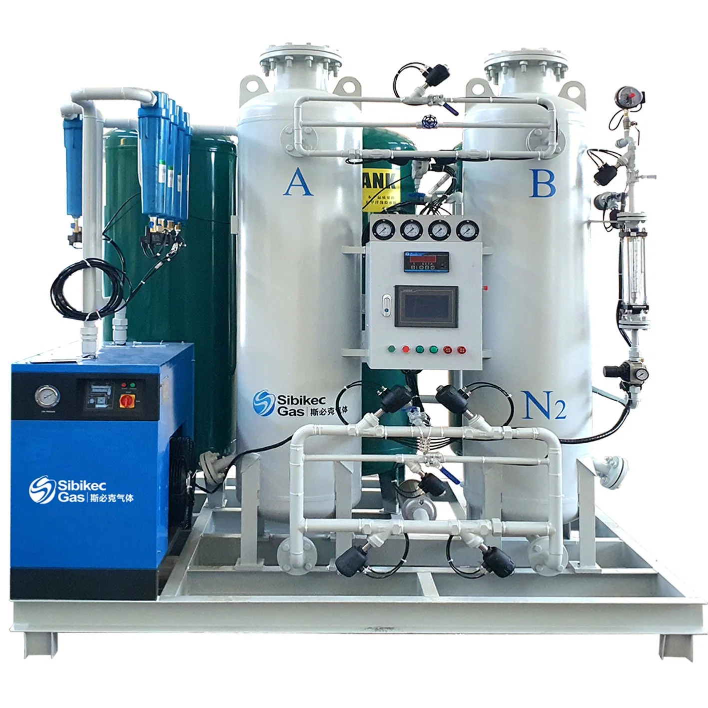 ماكينة صناعة مولدات النيتروجين PSA N2 الصناعية