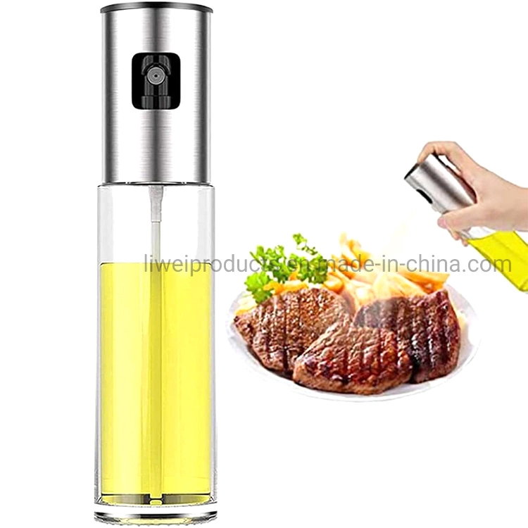 Food-Grade Glass Oil Dispenser Bottle for Barbecue, Making Salad