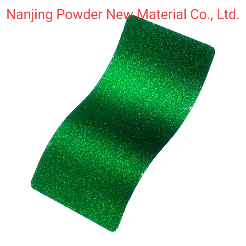 Customized ISO9001 Green High Gloss Outdoor Polyester Powder Coating