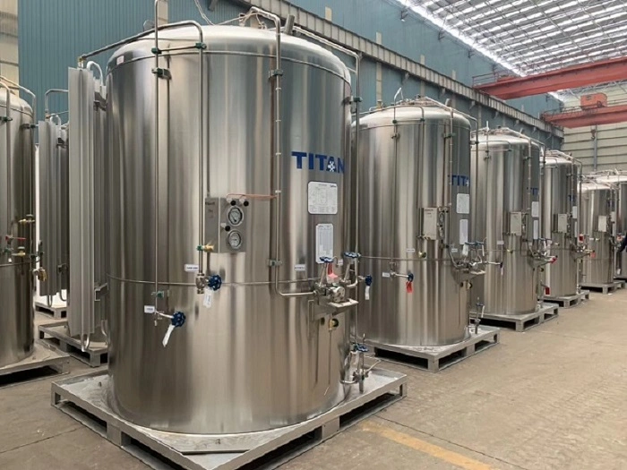 Stainless Steel Cryogenic Lox Lin Lar Micro Bulk Liquid Nitrogen Argon Oxygen CO2 Microbulk Tank