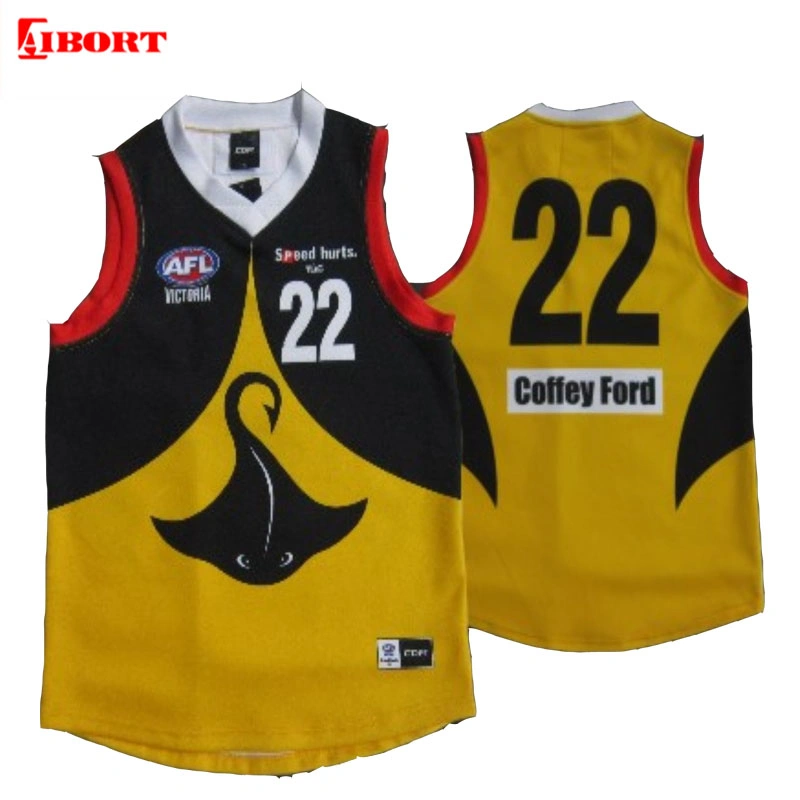 Wholesale/Supplier Aibort Customized 100% Polyester Sublimation Custom Afl Sportswear Singlet (J-AFL05 (2))